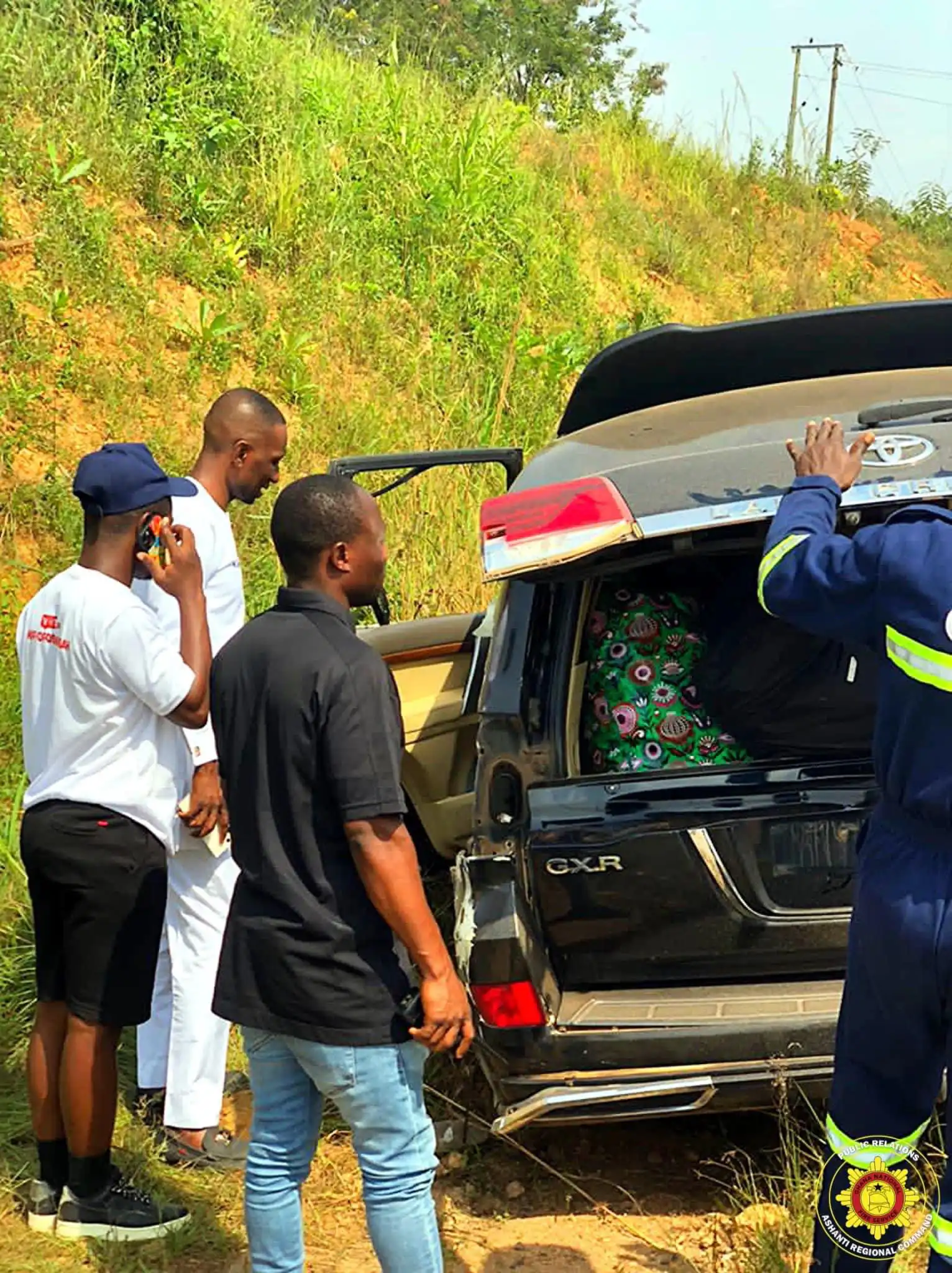 Viral video of Second Lady Samira Bawumia&rsquo;s vehicles involved in a car crash pops up, one dead 
