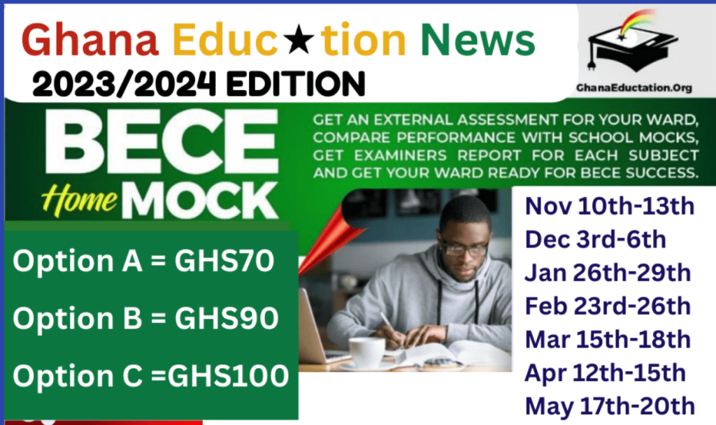 Register for the 2024 BECE Home Mock for Good Results