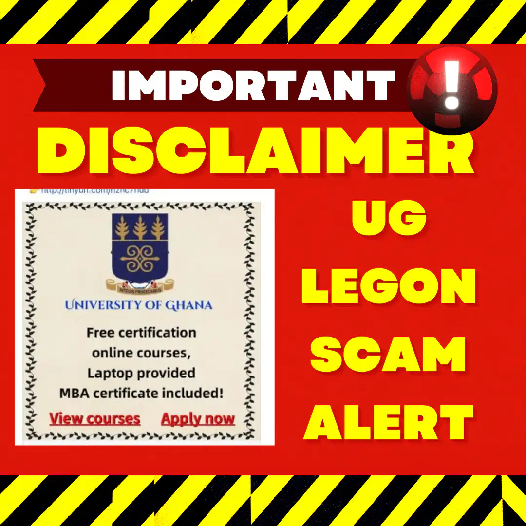 University of Ghana Online MBA Admission Scam Alert