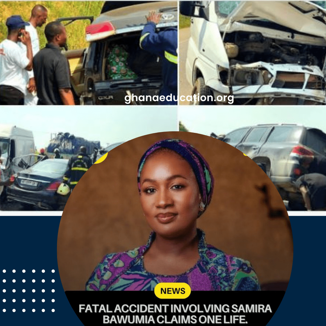 Viral video pops up after Second Lady Samira Bawumia’s vehicles involved in a car crash, one dead