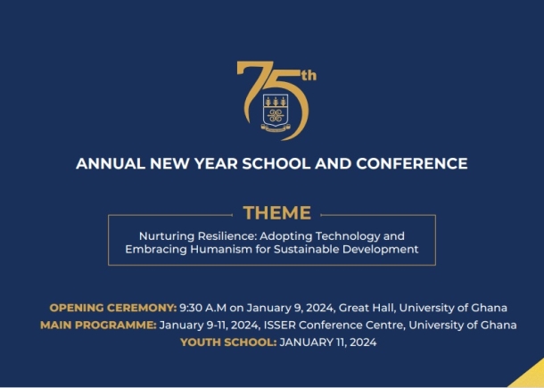 75th Annual New Year School at Legon to open Jan 9, 2024