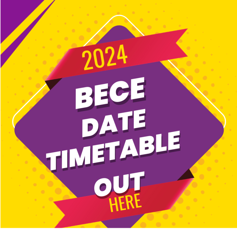 2024 BECE Date, Timetable Out But Some Subjects Missing