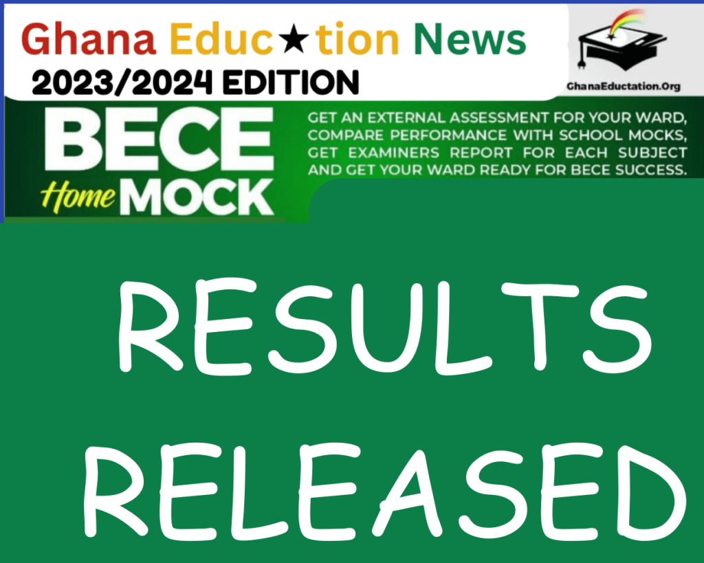 2024 BECE Home Mock Results for January Released (CHECK)