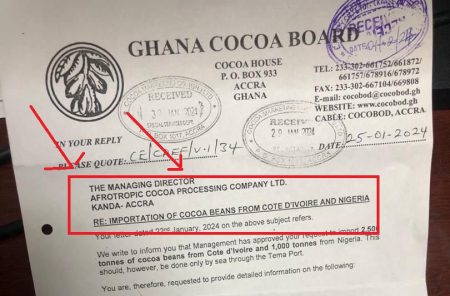 Bombshell: Ghana is now buying cocoa from Cote D’Ivoire & Nigeria under this Govt