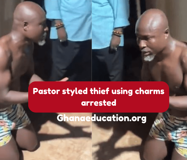 Pastor-styled thief using charms and tricks to steal phones or laptops on UG-legon, UPSA, Wisconsin campuses arrested by mob