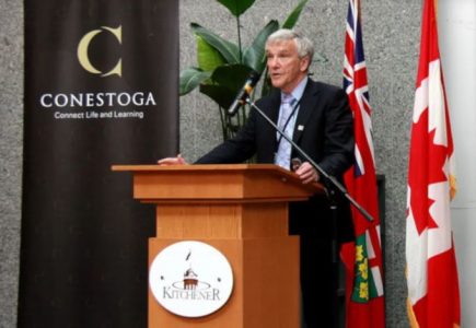 President John Tibbits called on federal government to slow its move to curb the intake of international students into Canada.