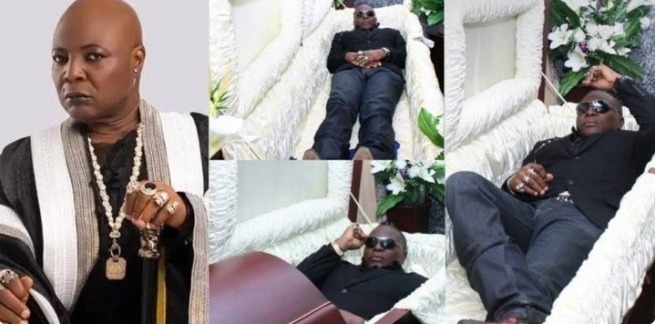 Nigerian Singer Charly Boy Reveals Why He Sometimes Sleep Inside Coffin In His House; Details Will Shock You