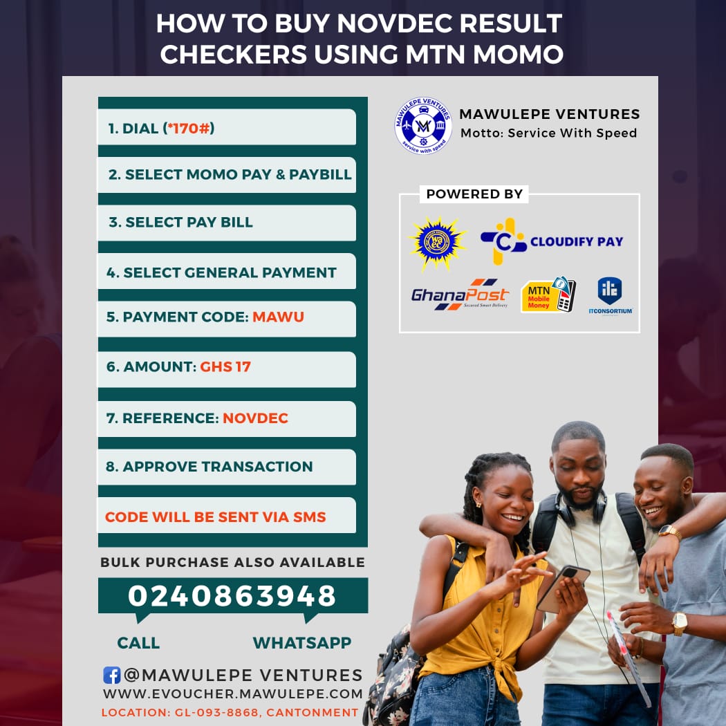 2023 NOVDEC Results Out: How To Buy NovDec Result Checker with Short Code