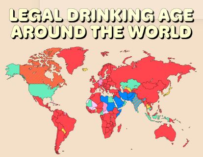 Legal Drinking Age Around the World And Strange Countries Without Legal Age