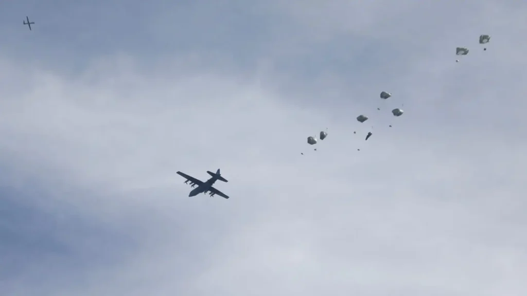 US Drops Thousands Of Meals Into Gaza In Emergency Humanitarian Aid Operation