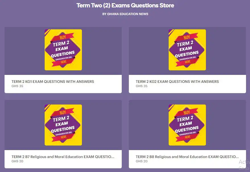 Get all term 2 exam questions and answers here