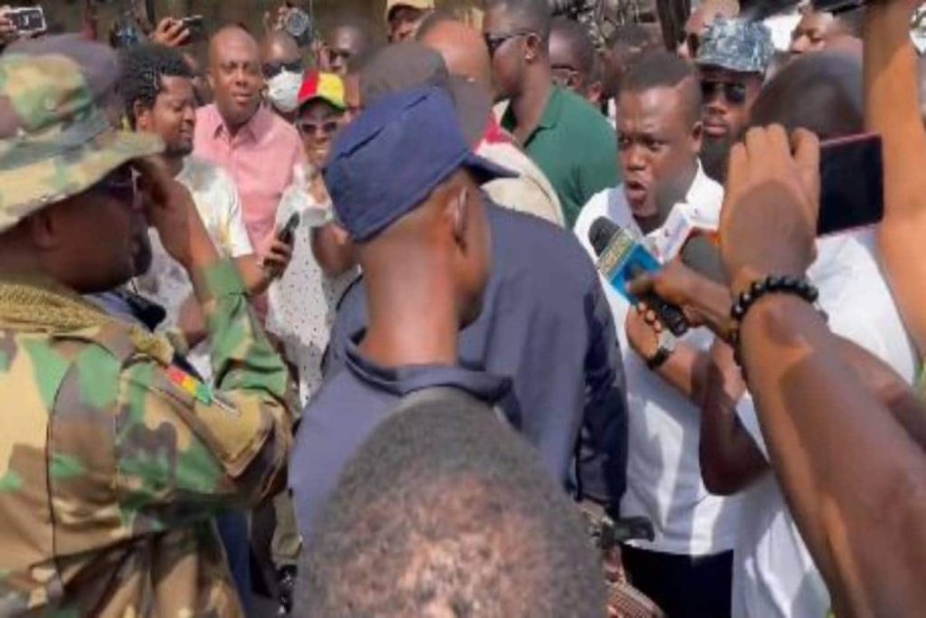 Hon. Okudzato, Others Prevented By Military From Entering National Cathedral Site