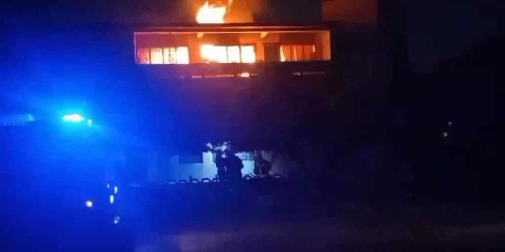 Parts of Adenta Community Basic School destroyed by fire