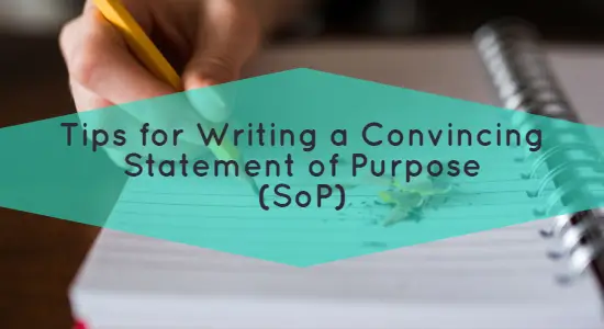 How to write the best SOP