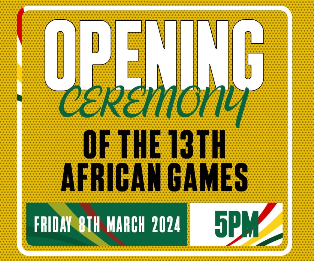 Watch the All African Games Opening Ceremony Live Here
