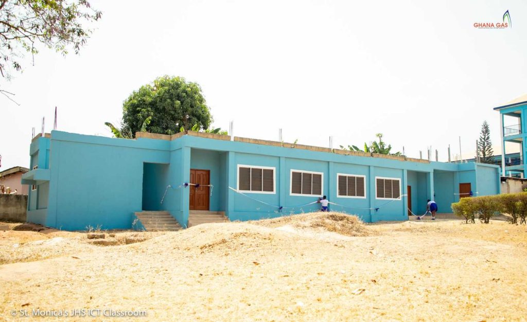 Ghana Gas Completes ICT Centre and 8 Unit Teachers’ Quarters