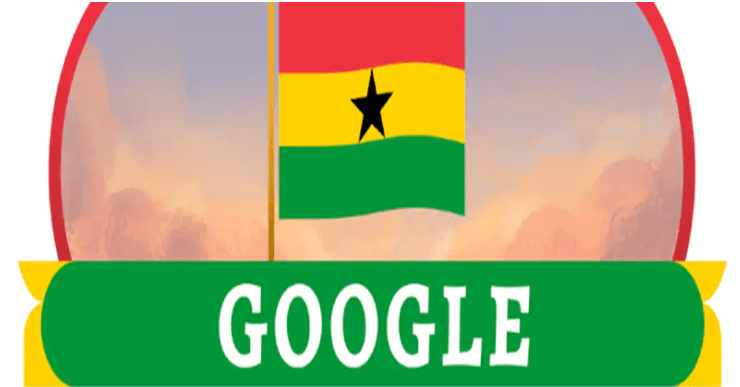 Google Doodle Ghana independence day