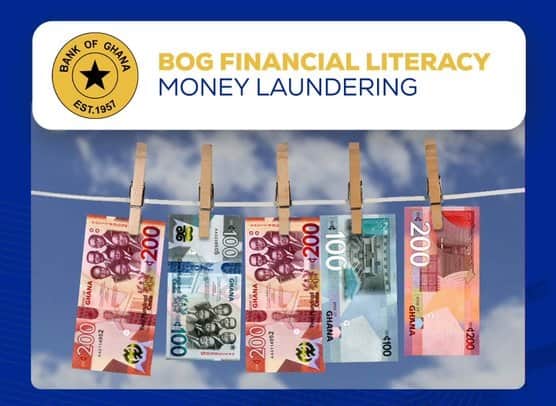 Bank of Ghana releases warning financial literacy on money laundering