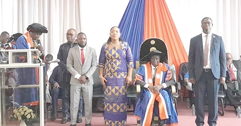 Professor John Owusu inducted second Vice-Chancellor of KTU