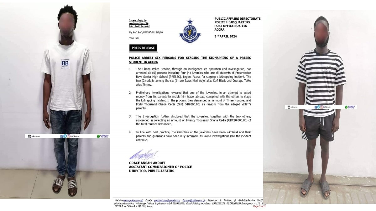 Police Foil Fake Kidnap Involving Legon Presec Students