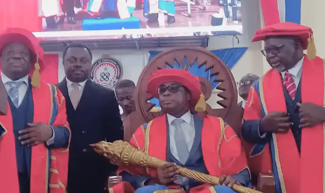 Prof Jobson Mitchual inducted as 5th Vice Chancellor of UEW