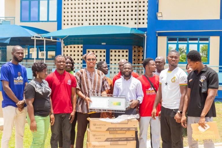 UCC L300 Student donates streetlights to enhance security