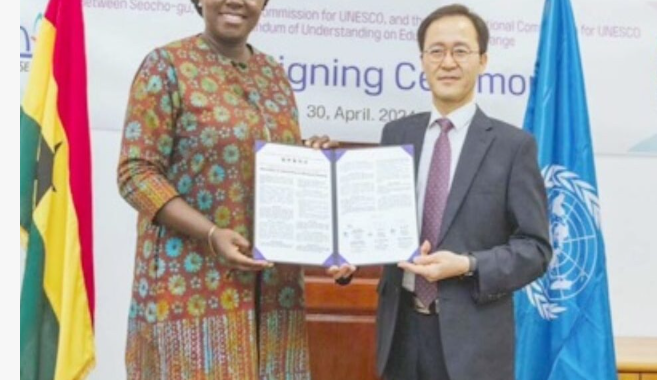 Ghana, South Korea sign MoU for education exchange programme
