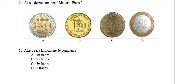 WAEC Sample BECE French Questions Paper 1