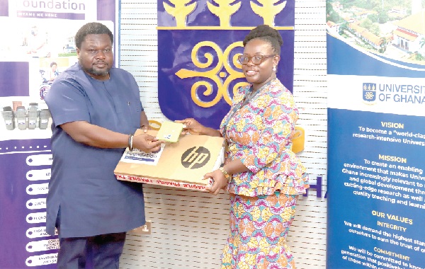 Kabaka Foundation supports Vice Chancellor ’s laptop initiative