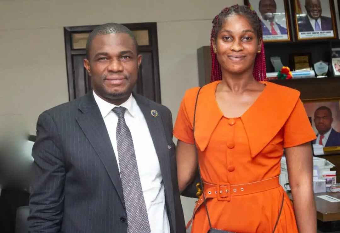 GES Director General To Sponsor Akosua Adjei Boateng’s Tertiary Education