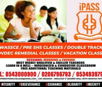Pass WASSCE PC with iPASS International College Tuition