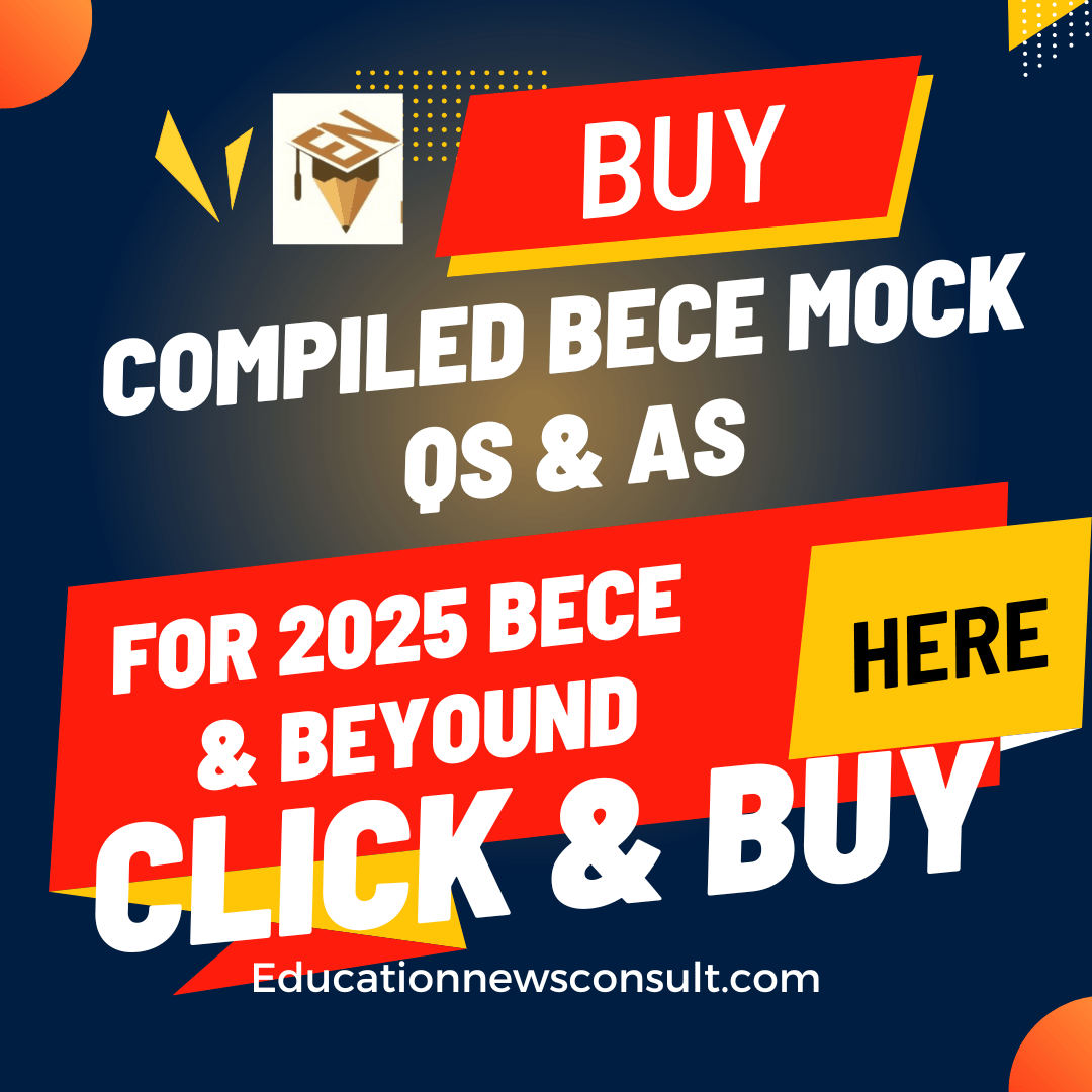 Buy BECE Mock Questions For 2025 BECE And Beyound