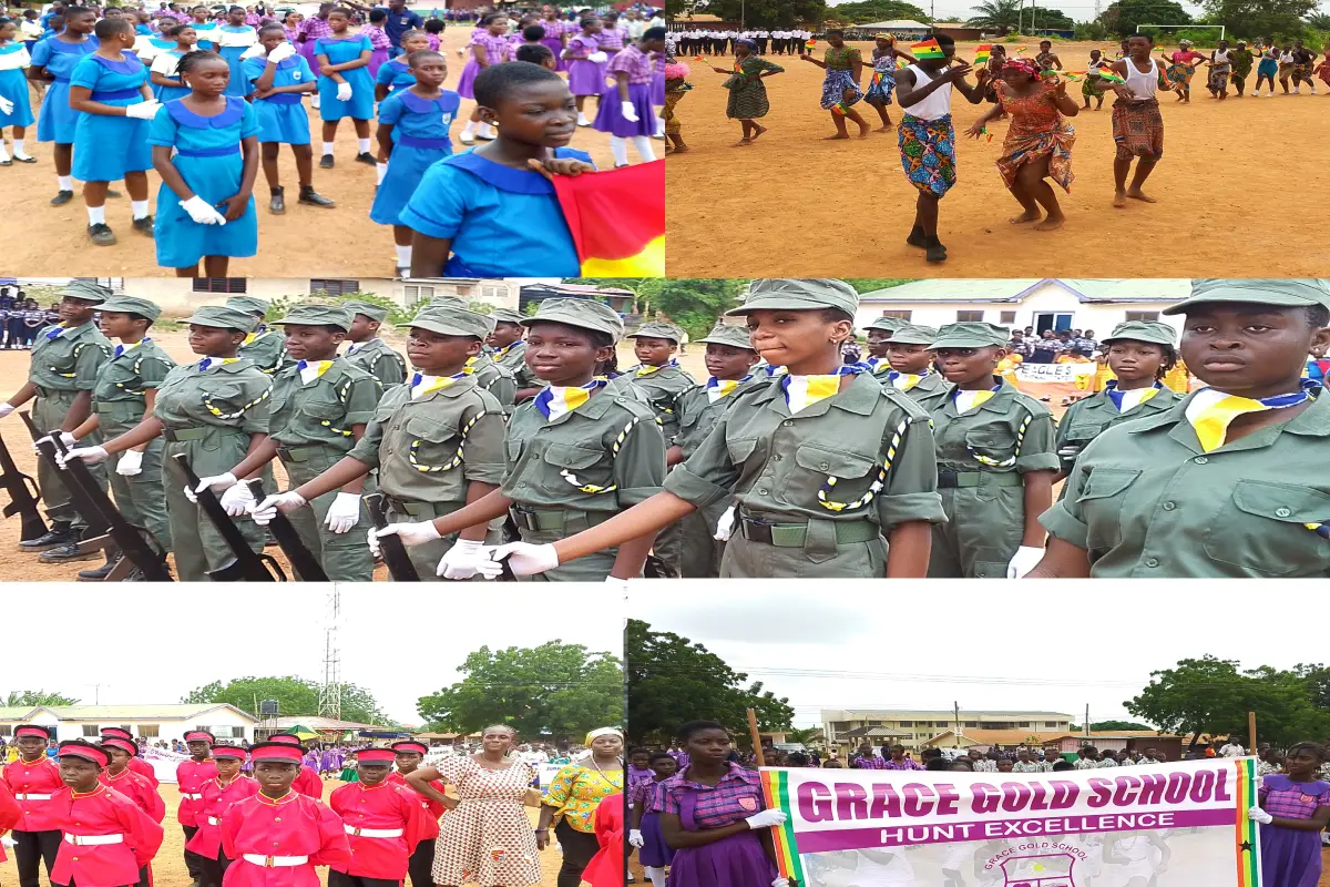 Amrahia Schools Celebrate Ghana’s 68th Independence with Parade and Cultural Dances