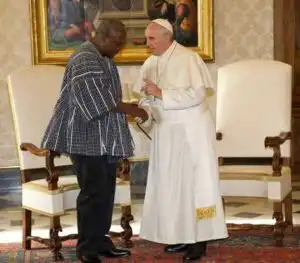 Mahama Honors Late Pope Francis