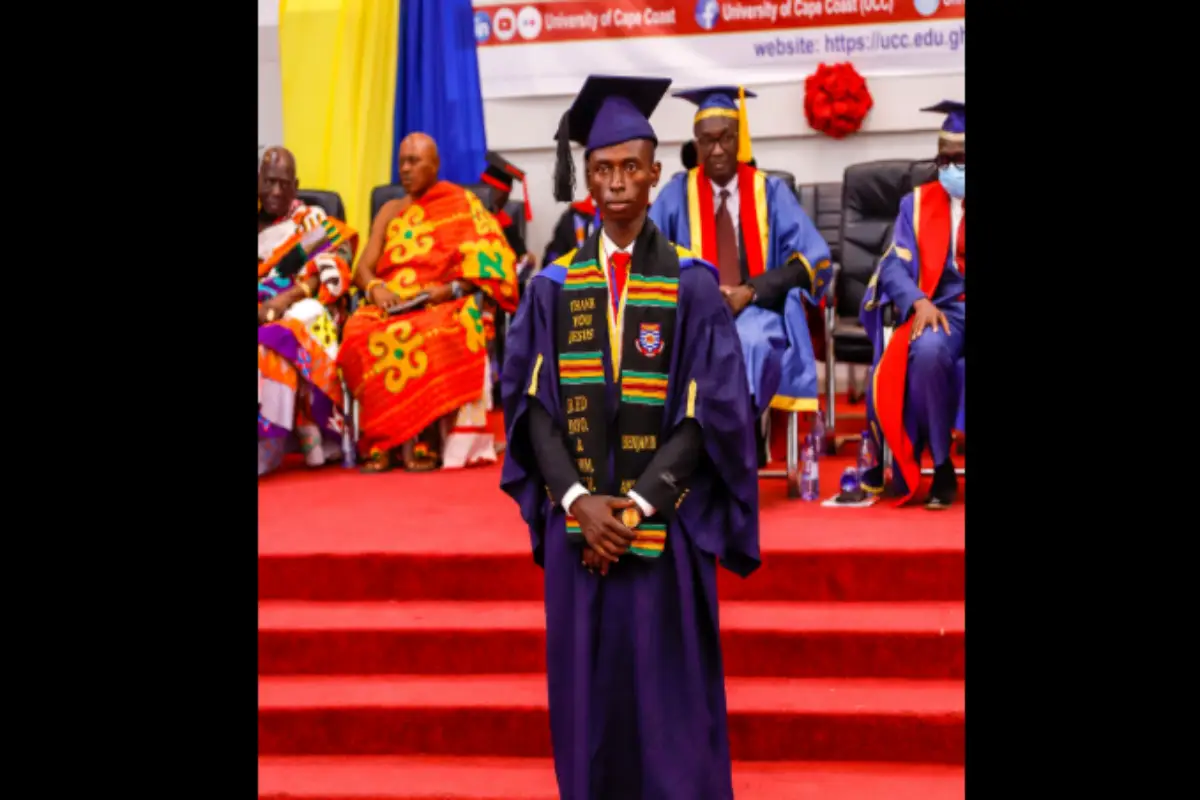 Meet “ROCKSTAR” Benjamin Aniagyei The 3.9 CGPA UEW Valedictorian