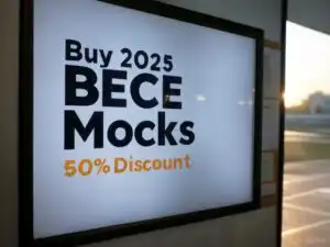 Buy all 2025 BECE Mocks at 50% discount valid until 2nd May