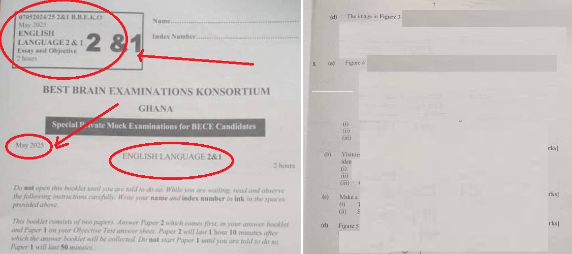 Best Brain 2025 BECE English and Career Technology Mock Questions for May Leaked