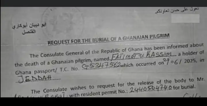 Woman Declared Dead in Mecca, Buried in Ghana, Returns Alive