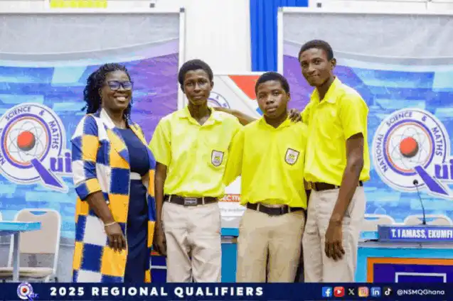 Edinaman SHS grabs attention with perfection riddle round to secure fourth NSMQ qualification slot