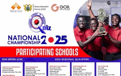 CHASS withdraws all SHSs from 2025 National Science and Maths Quiz (NSMQ) 174 Schools for NSMQ 2025 National Championship