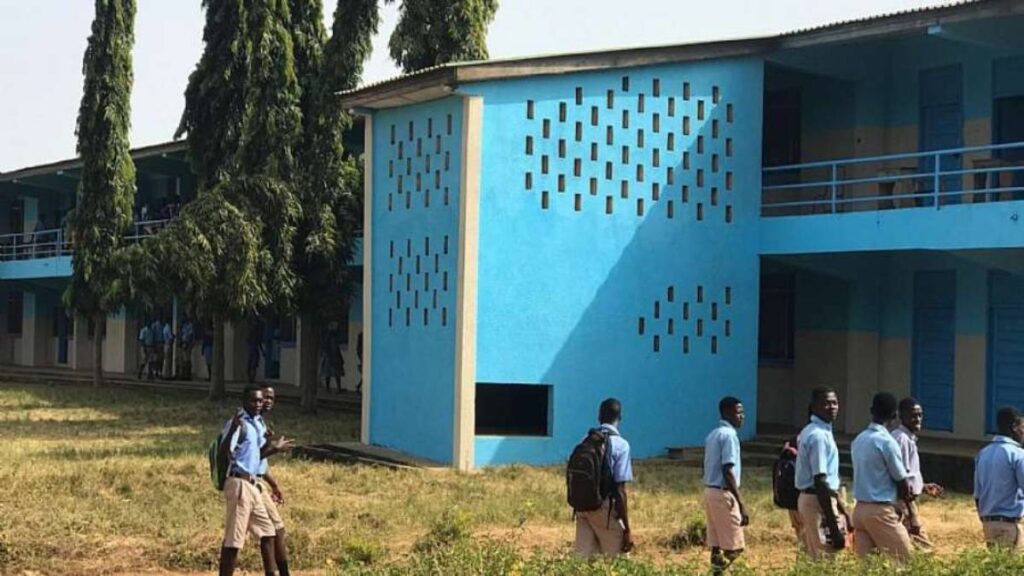 first-year students report to Nkwanta SHTS