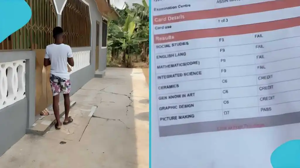 Boy with 4 WASSCE F9s in Results