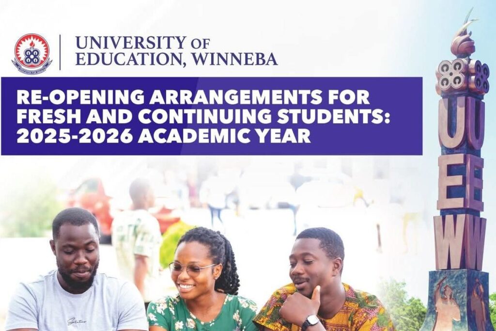 UEW Re-opening Arrangements for 2025-2026 Academic