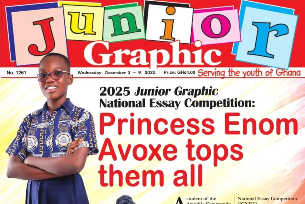 Princess Enam Avoxe of Amrahia Community School Wins 2025 Junior Graphic National Essay Competition