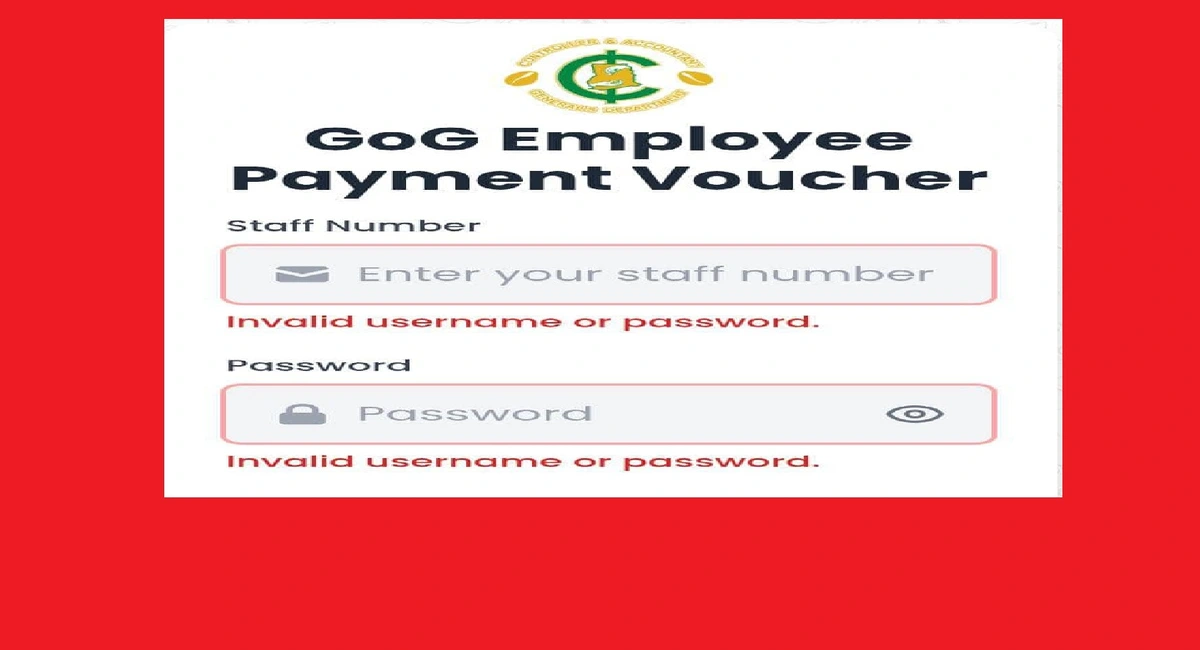New GoG Salary Validation Portal: How to Fix “Invalid Username” Login Errors