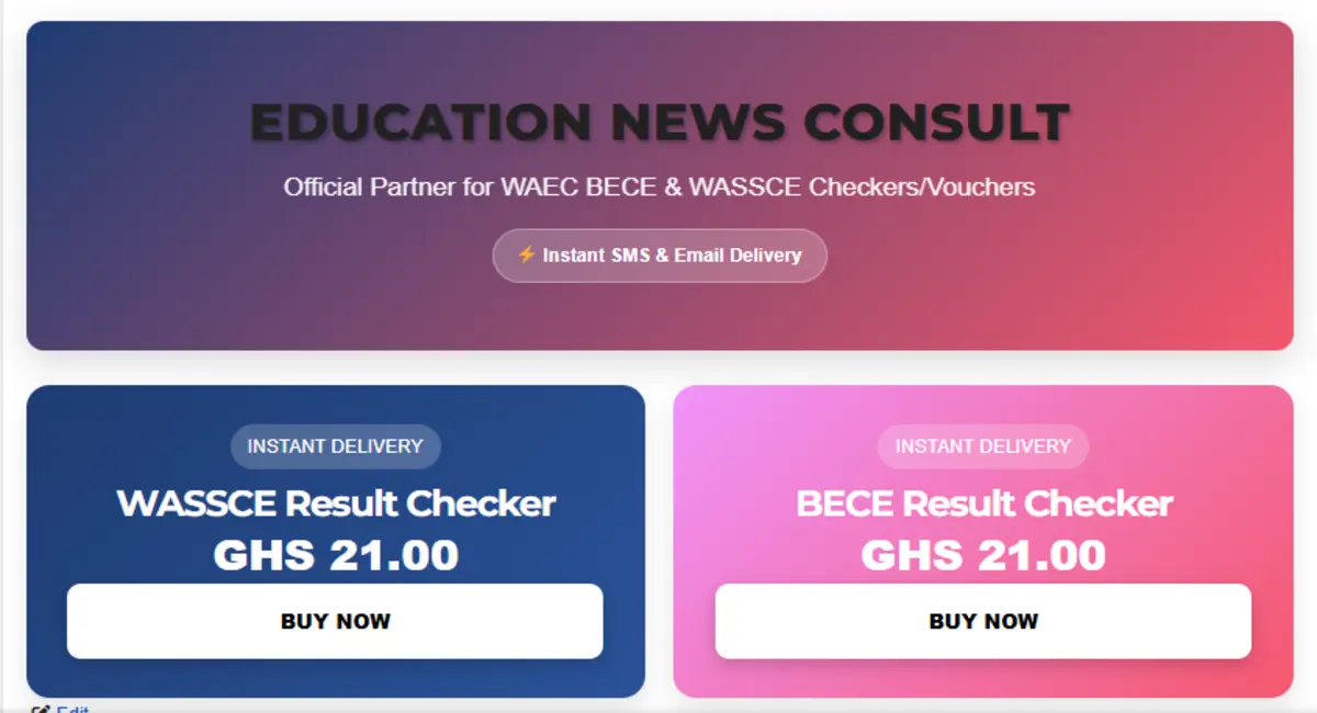 Buy WAEC Result Checker Sales Plugin VoucherX Pro for the Ghanaian Market