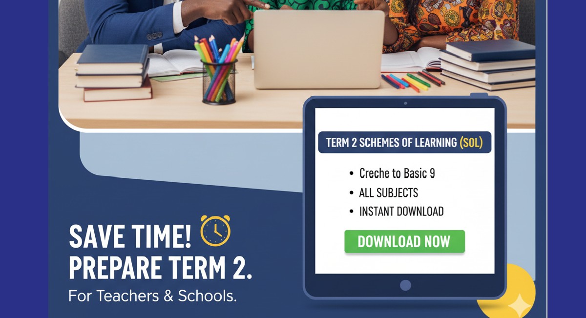 Term 2 Schemes of Learning (SOL) for Creche to Basic 9 – Download