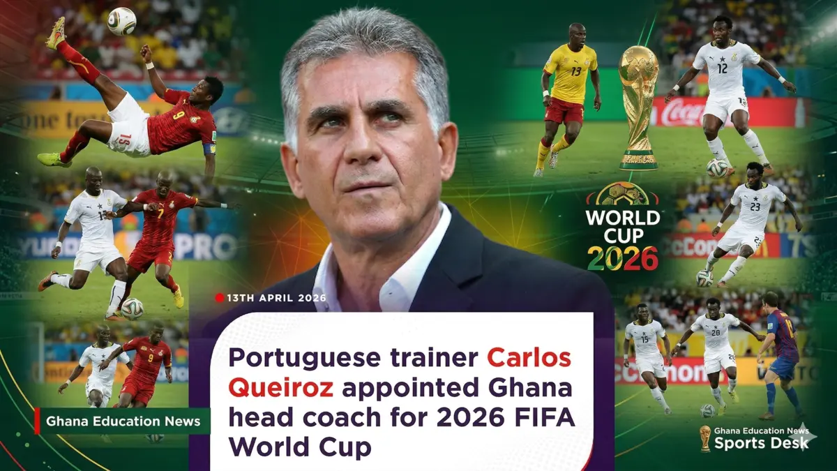 Carlos Queiroz is new Black Stars head coach for 2026 FIFA World Cup