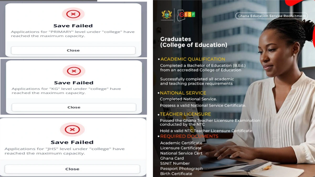GES Teacher Recruitment Portal Challenges
