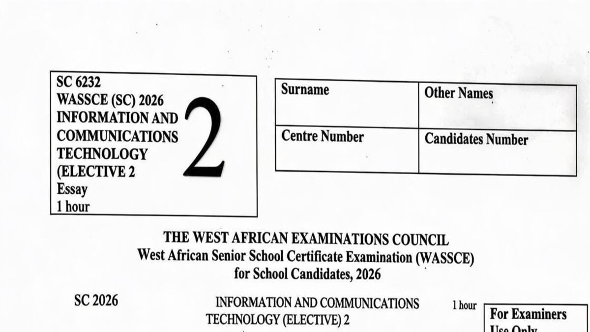 WASSCE 2026 Elective ICT Essential Questions